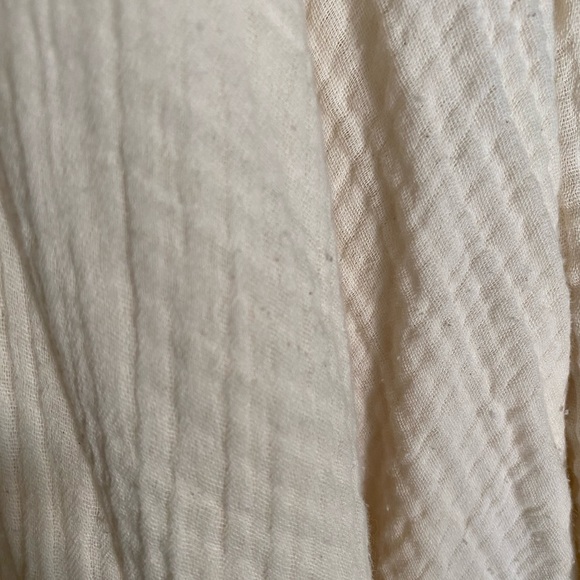 Cotton Flower 100% cotton gauze Robe.
Natural Cotton Color - Picture 3 of 4